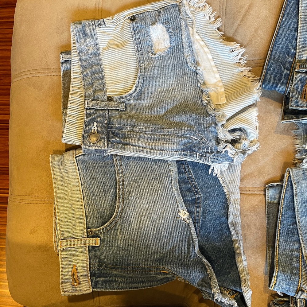 Carmar denim- 7 pairs of size 26 jeans & 2 shorts